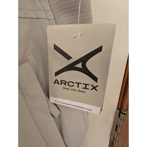 Arctix Womens Essential Insulated Cold Weather Bib Overall Lt. Gray L 12-14 NWT - Picture 3 of 12